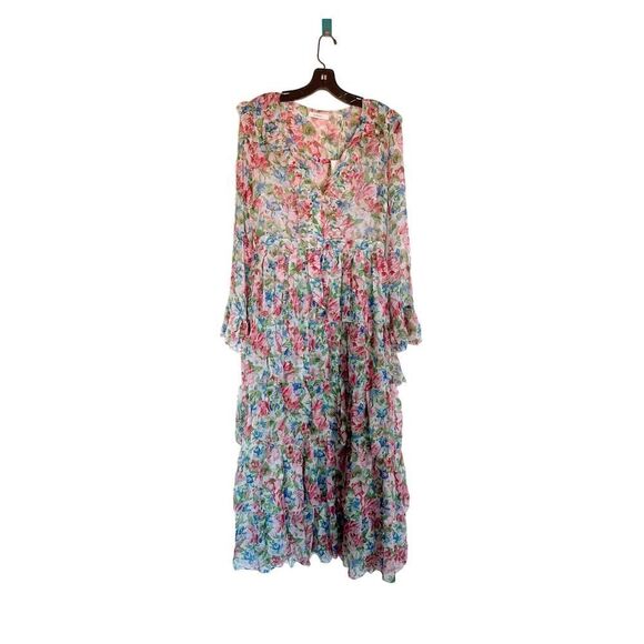 Doen melba silk dress tulip Grove XS - Picture 6 of 11